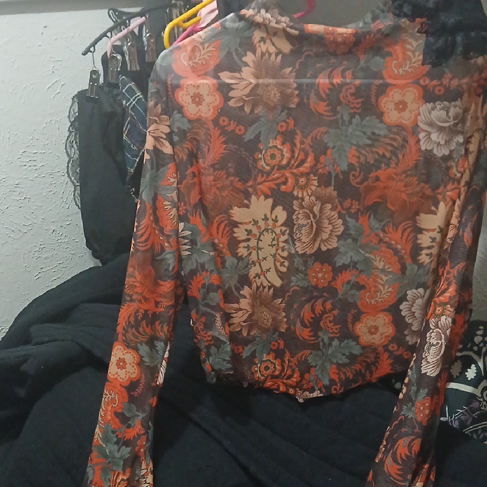 Floral Long Sleeve Top